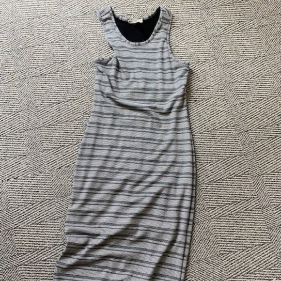 Marine Layer Lexi Rib Daytime black & white dress - Picture 5 of 5